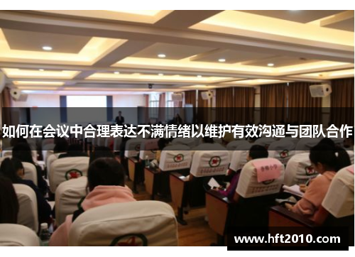 如何在会议中合理表达不满情绪以维护有效沟通与团队合作