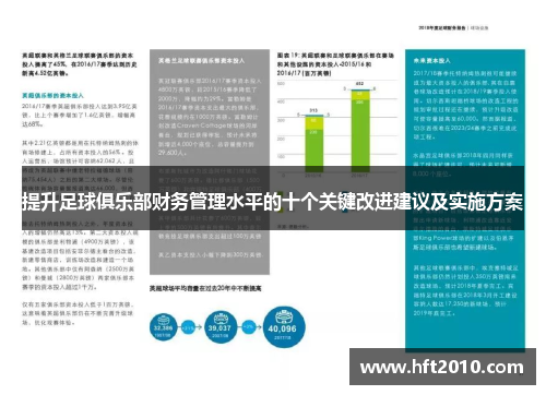 提升足球俱乐部财务管理水平的十个关键改进建议及实施方案 提升足球俱乐部财务管理水平的十个关键改进建议及实施方案